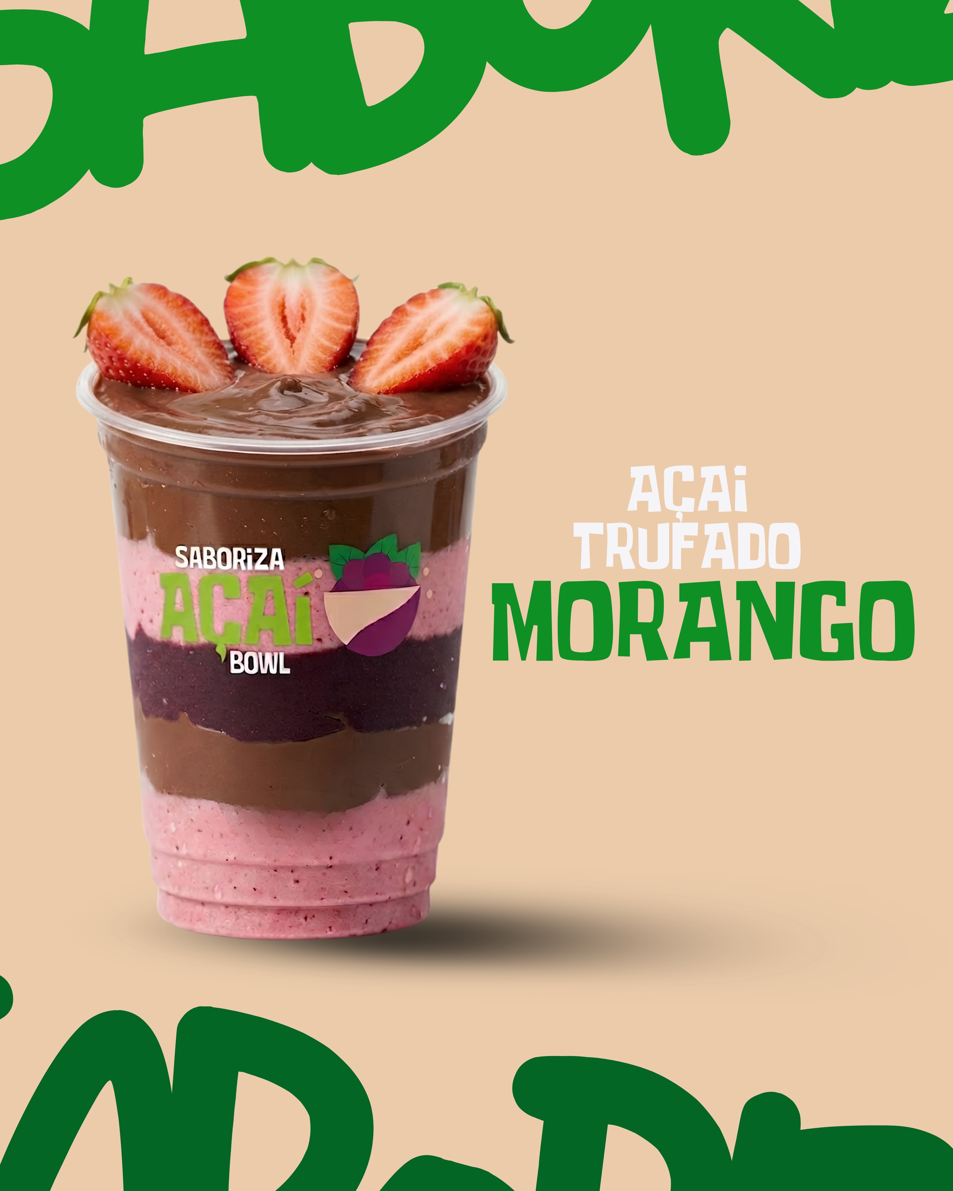 Açaí Trufado MORANGO